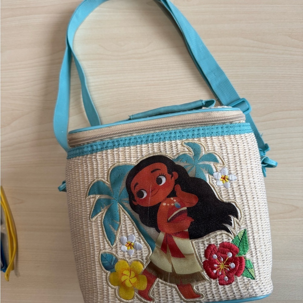 Disney Cream and Blue Mini Bag with Ocean Design